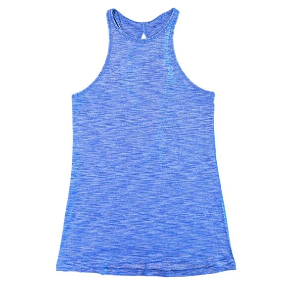lululemon athletica Tops - Lululemon Twist Back Racerback Tank Top, Heathered Blue, Women's Small (est.)